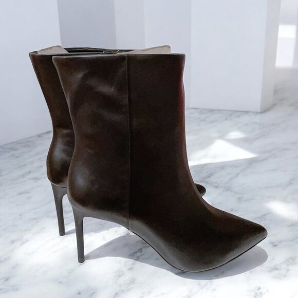 NWT Revolve Alias Mae Black All Leather Bootie